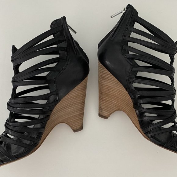 Belle by Sigerson Morrison Annie wedge, size 8.5 - Picture 4 of 8